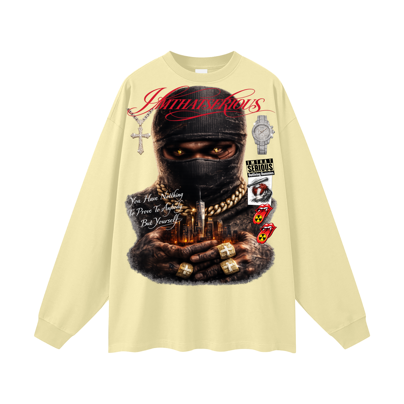 Oversized Unisex Long Sleeve T-Shirt