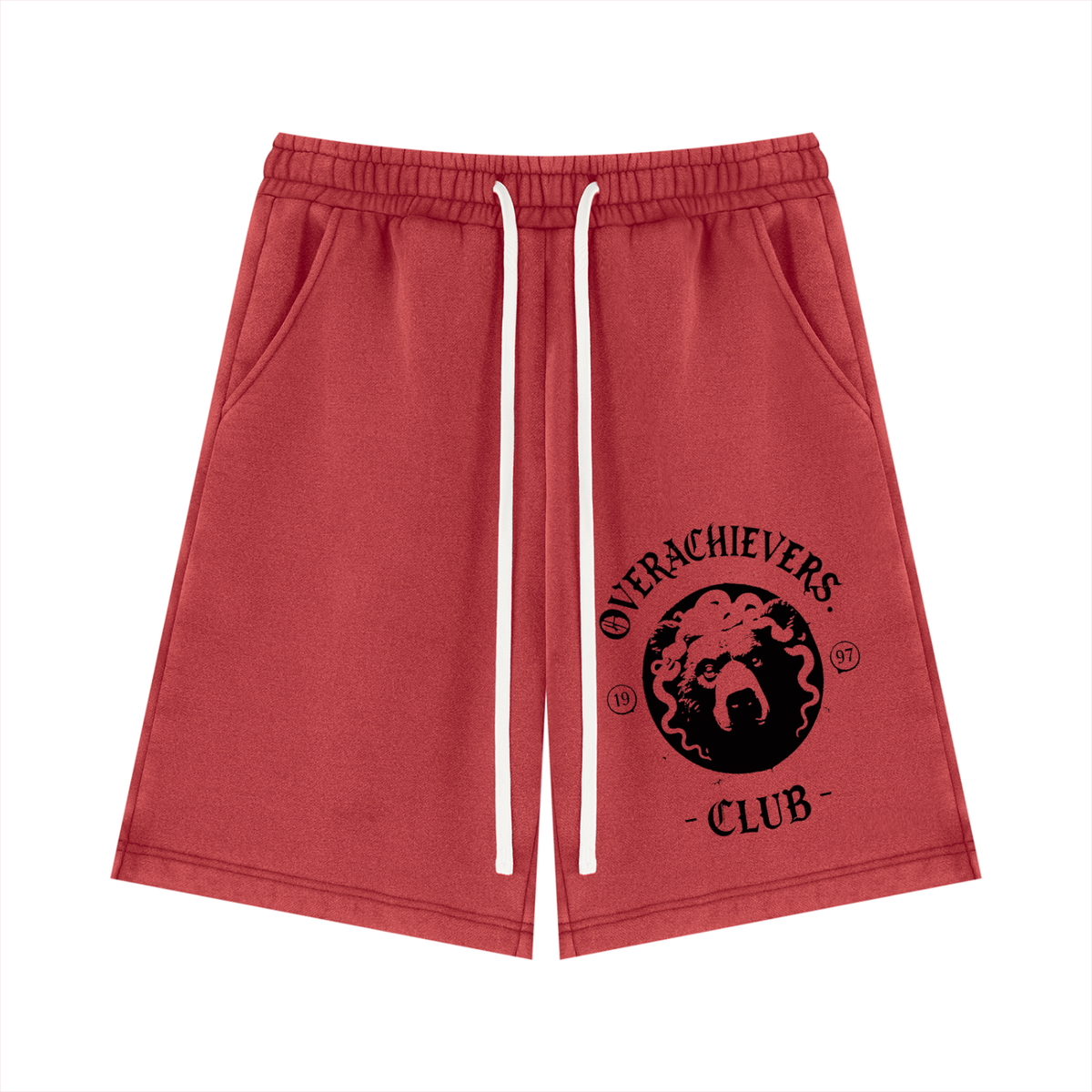 Overachievers Club' Vintage Wash Fleece Shorts