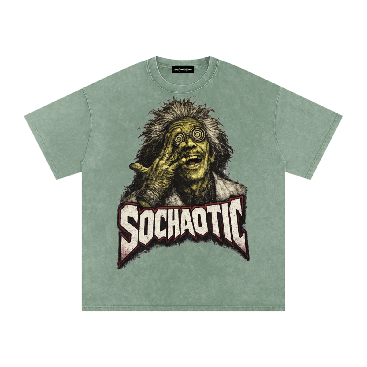 SoChaotic’ Snow Washed Oversized T-Shirt