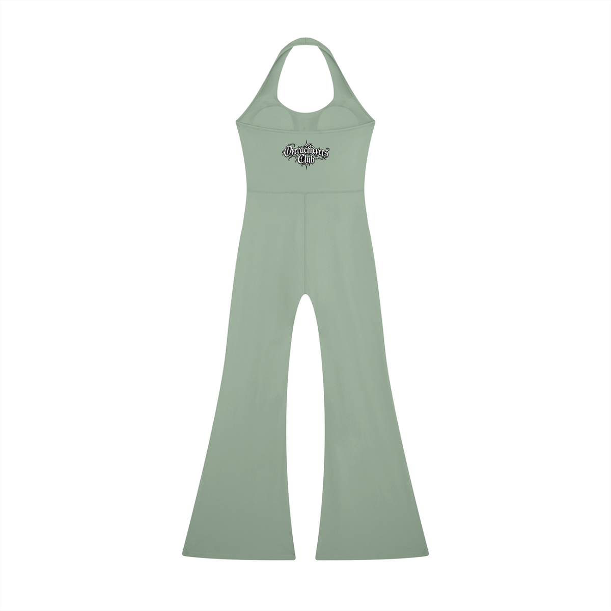 Overachievers Club' Women’s Halter Flared Jumpsuit
