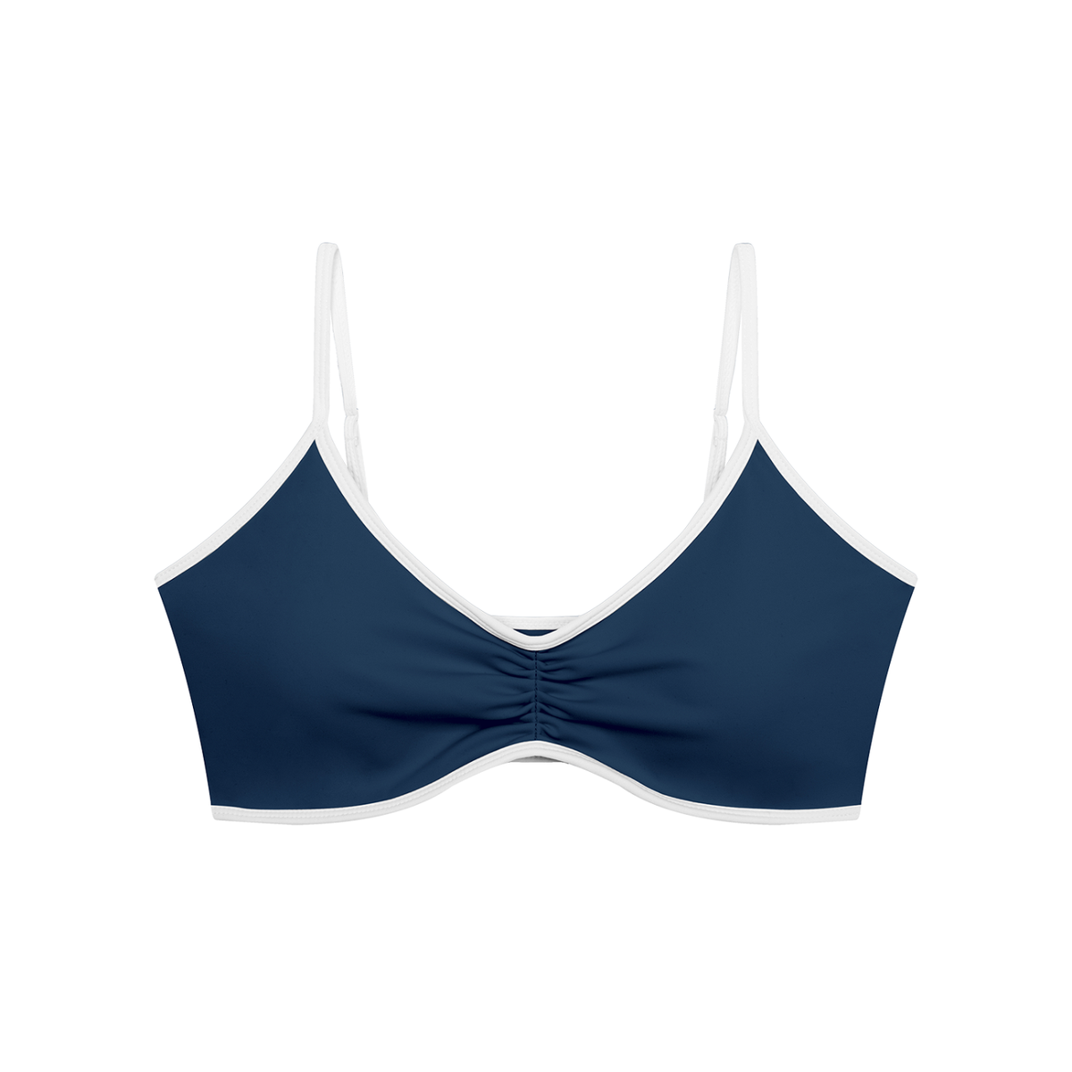 Women's Color Block Ruched V-Neck Sports Bra & Leggings
