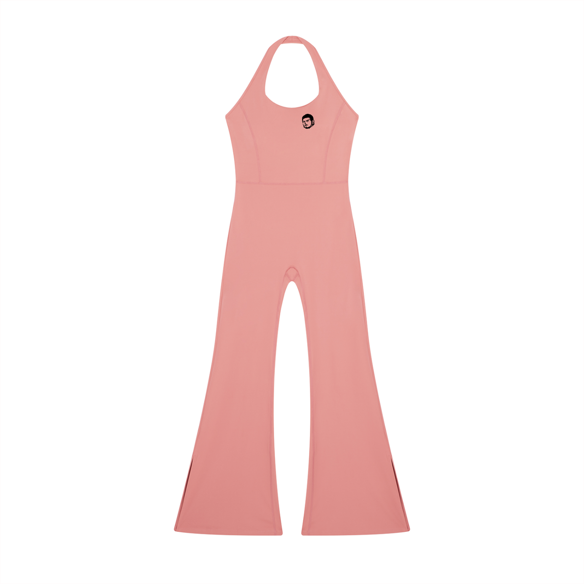 Overachievers Club' Women’s Halter Flared Jumpsuit