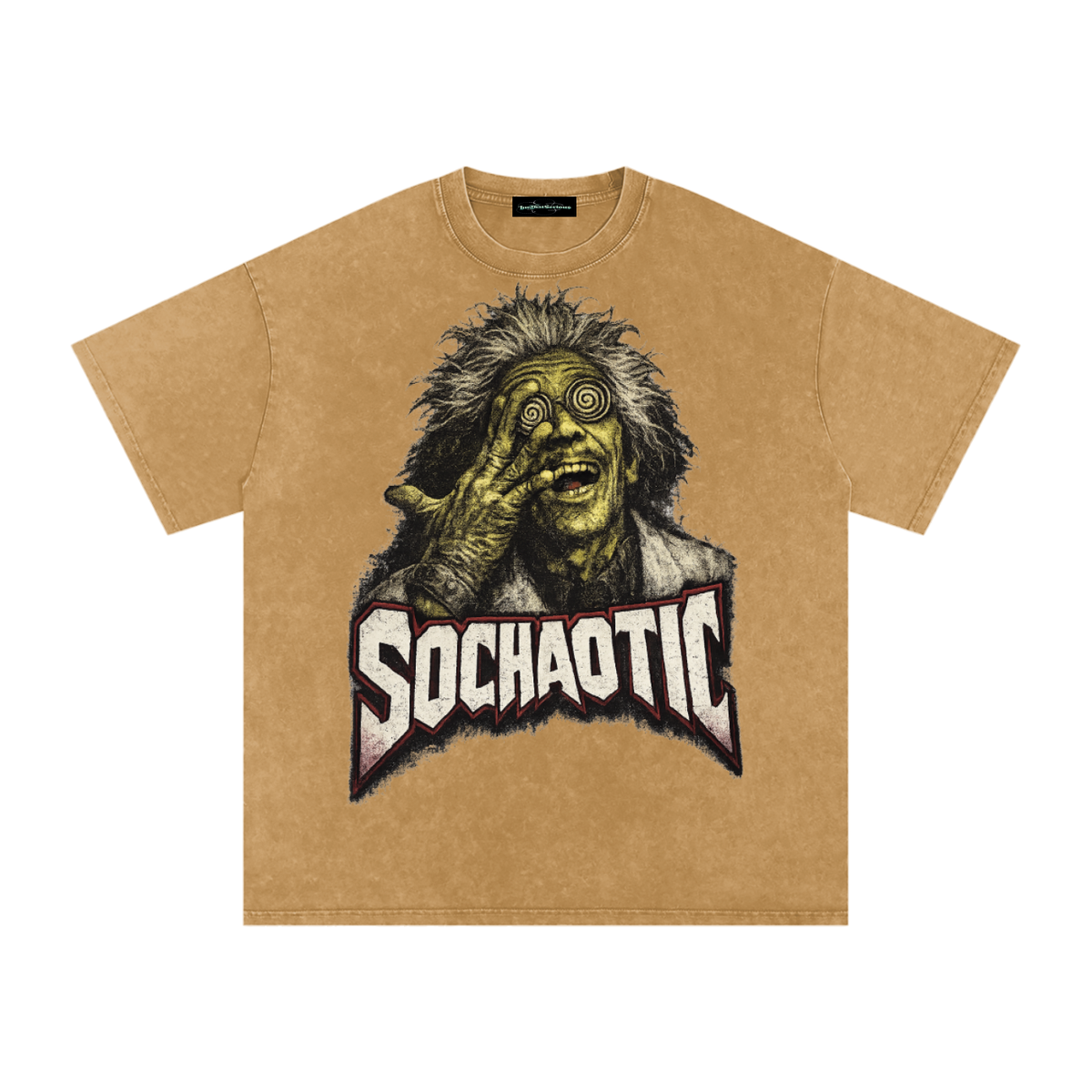 SoChaotic’ Snow Washed Oversized T-Shirt