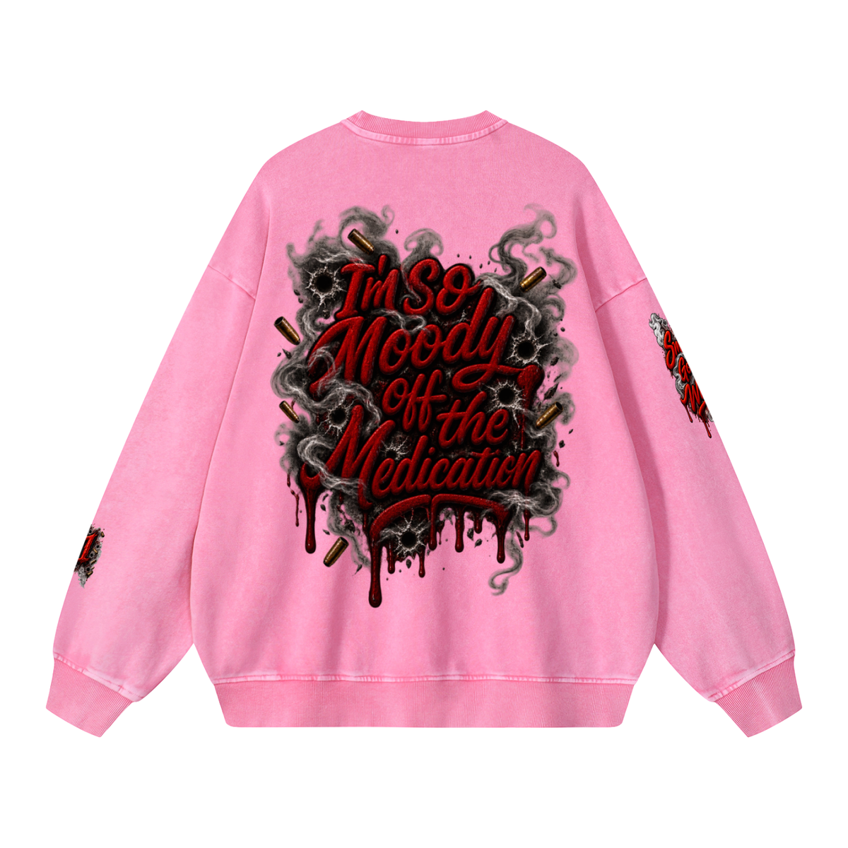 Durk' Snow Washed Oversized Sweatshirt