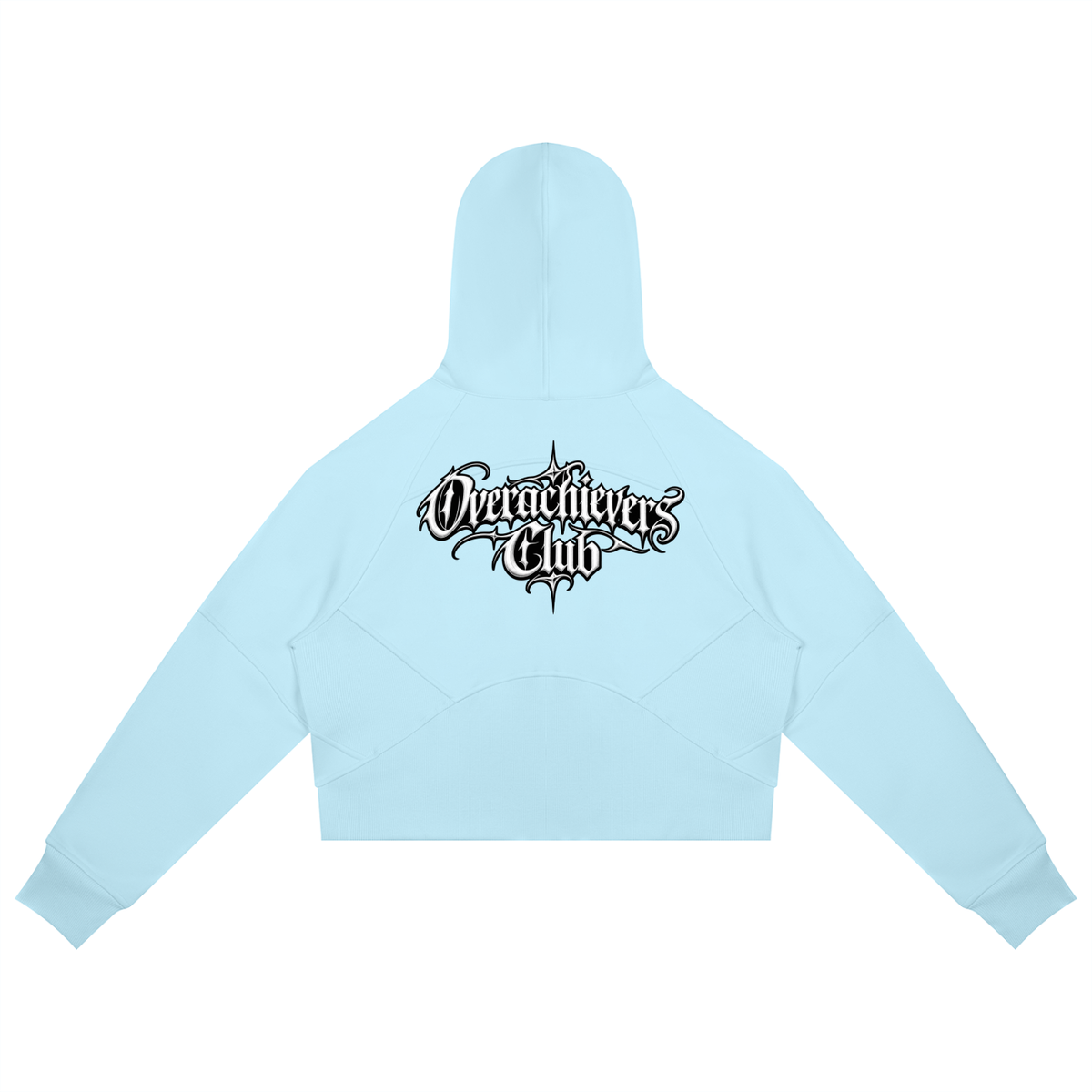 Overachievers Club' Cropped Zip-Through Hoodie & Sweatpants