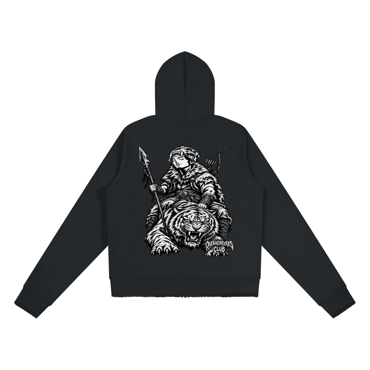 Overachievers Club' Women’s Raw Edge Full Zip Hoodie & Sweatpants