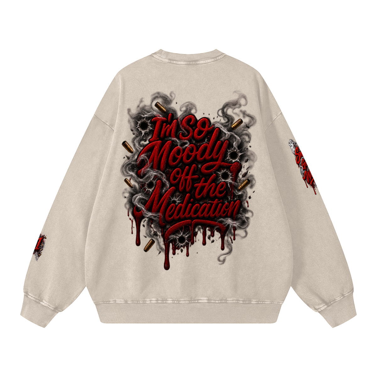 Durk' Snow Washed Oversized Sweatshirt
