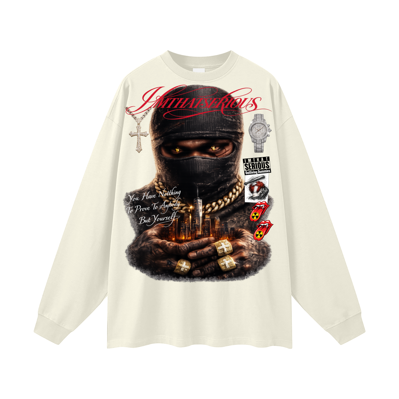 Oversized Unisex Long Sleeve T-Shirt