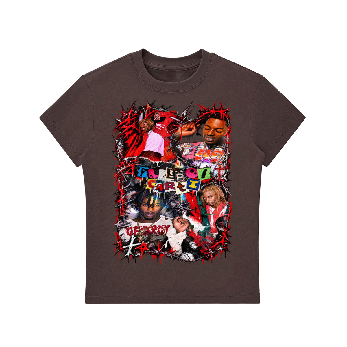 Carti' Bodycon Crewneck T-Shirt