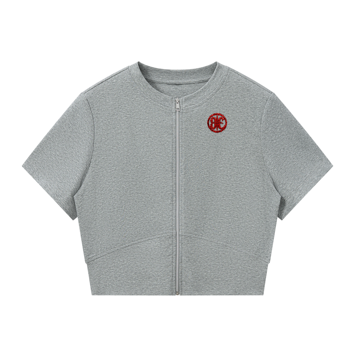 Overachievers Club' Women’s Paneling Full Zip T-Shirt