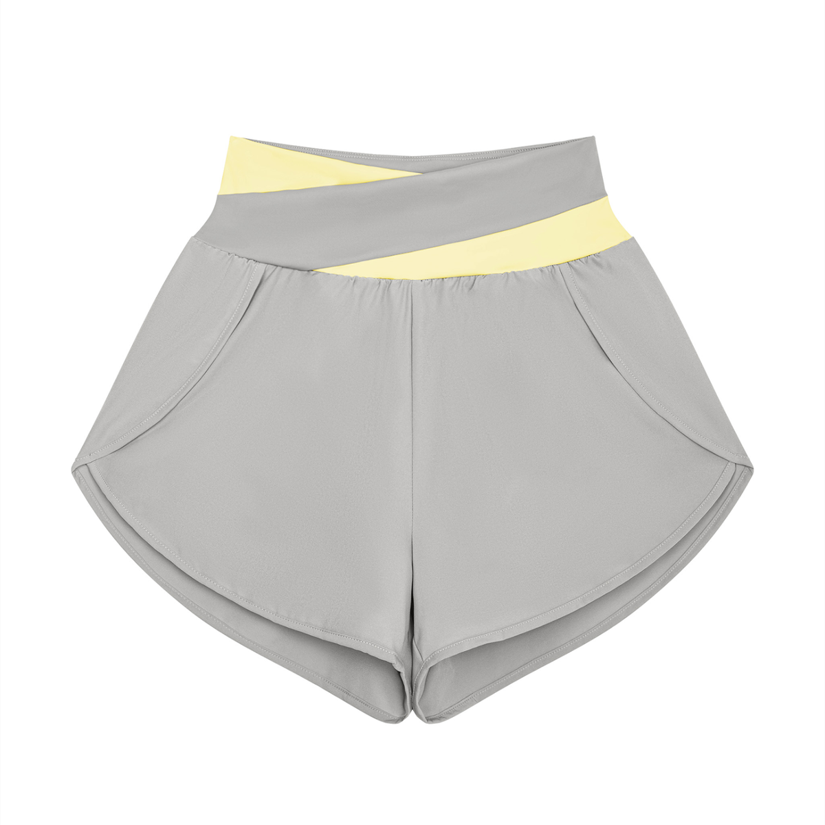 Women's Color Block Yoga Tank Top & Shorts