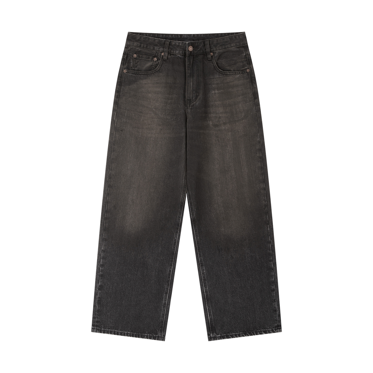 Vintage Wash Denim Jeans