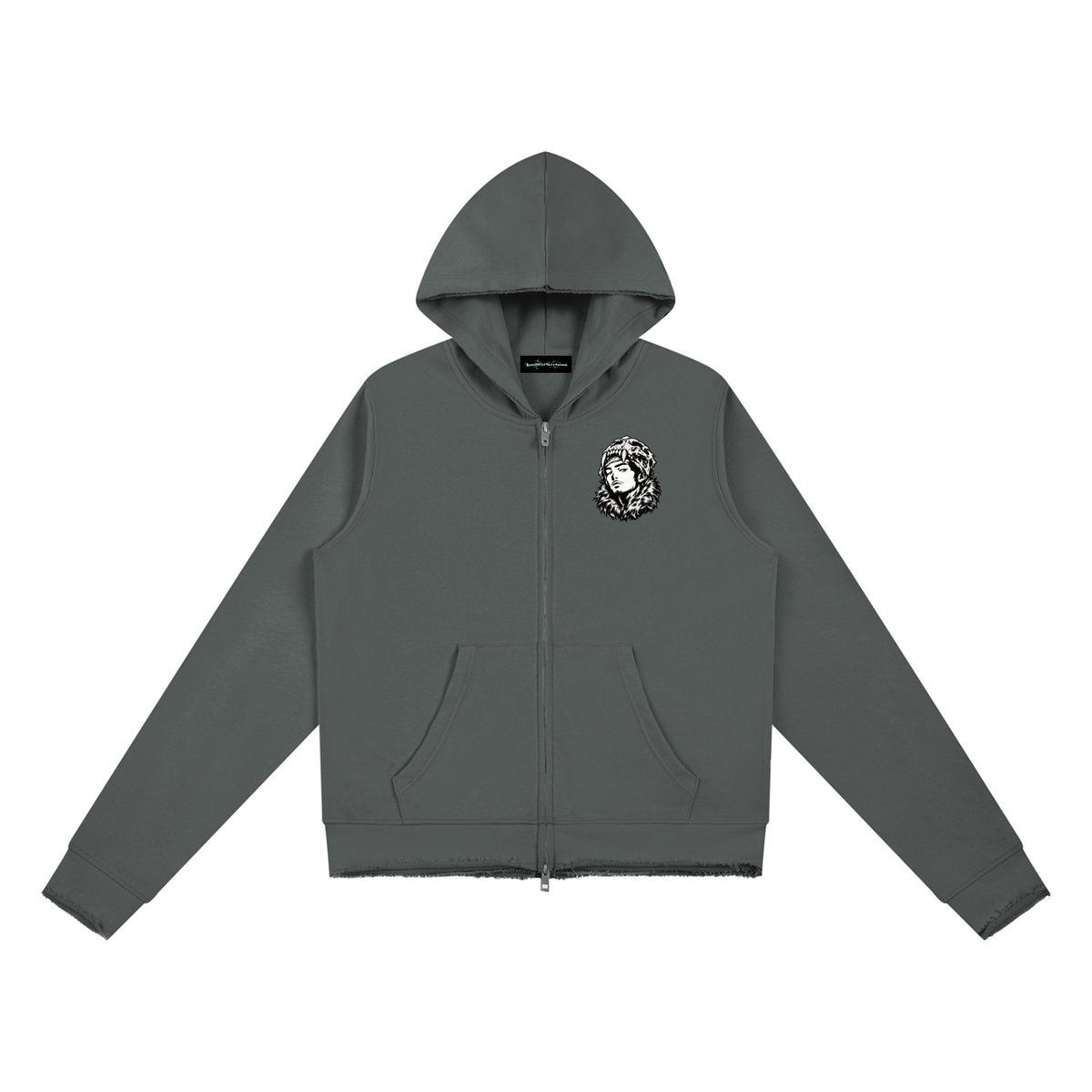 Overachievers Club' Women’s Raw Edge Full Zip Hoodie & Sweatpants