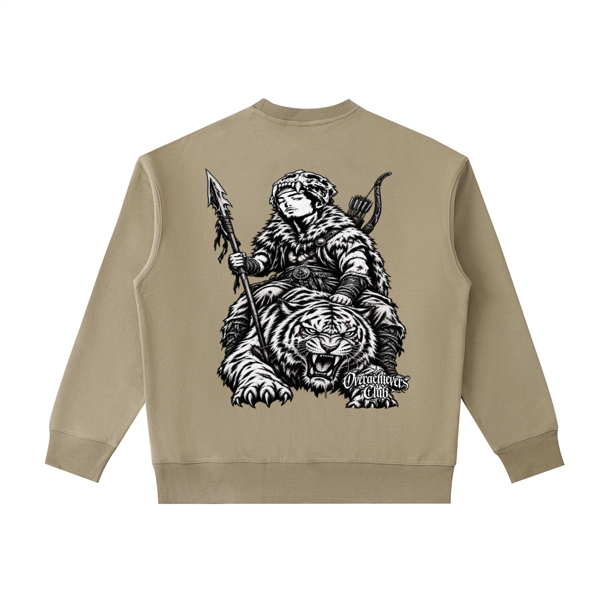 Overachievers Club' Patch Pocket Crewneck Sweatshirt