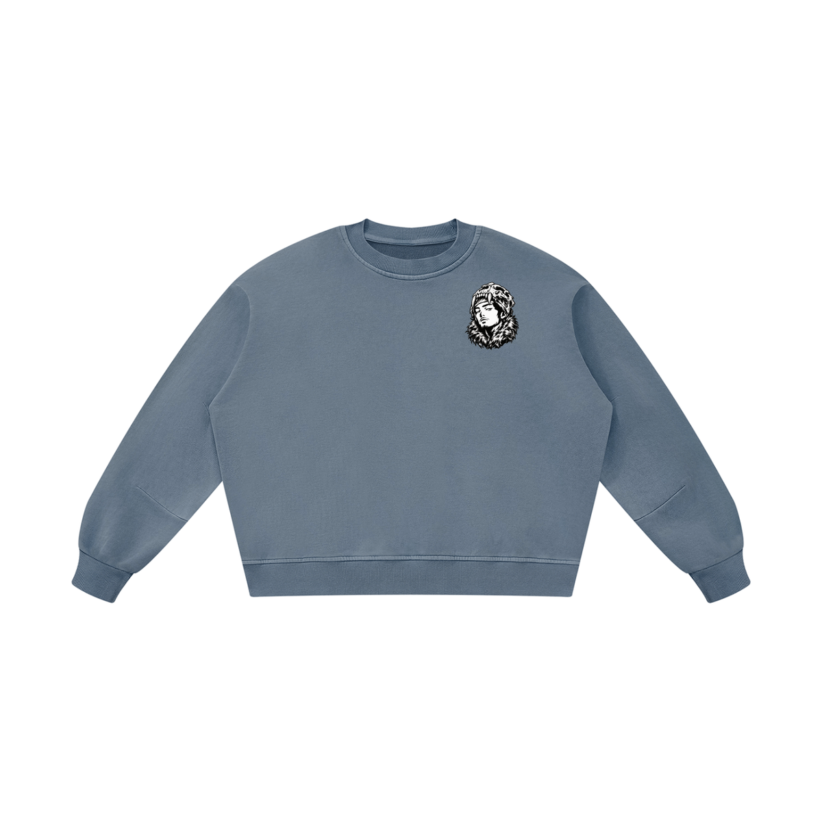 Overachievers Club' Boxy Vintage Washed Hoodie, Sweatpant & Sweatshirt Fit