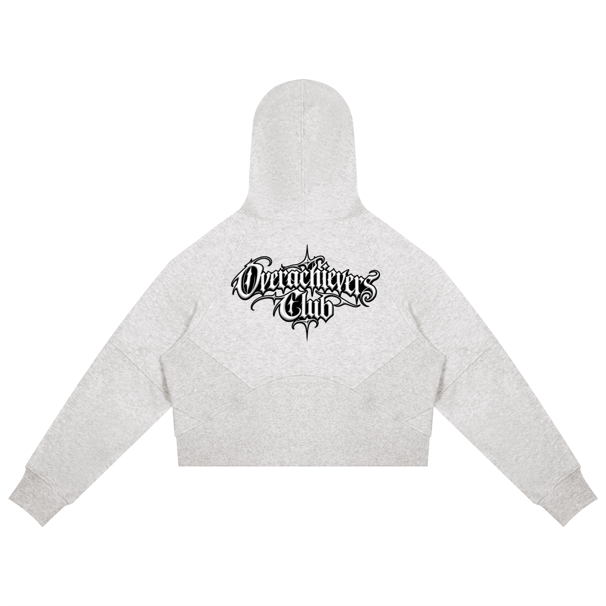 Overachievers Club' Cropped Zip-Through Hoodie & Sweatpants