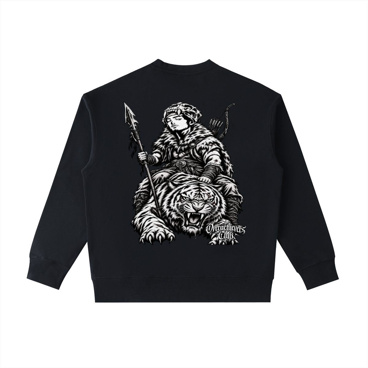 Overachievers Club' Patch Pocket Crewneck Sweatshirt