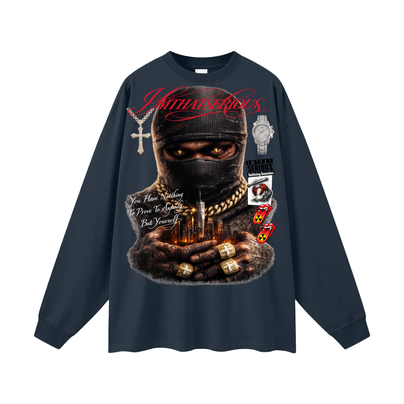 Oversized Unisex Long Sleeve T-Shirt
