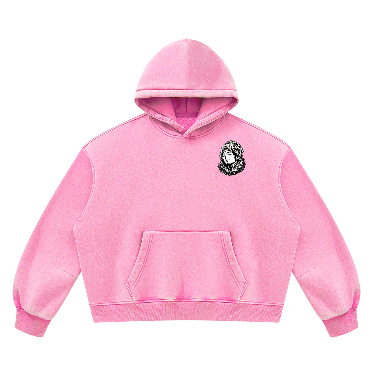 Overachievers Club' Vintage Wash Boxy Fleece Hoodie & Sweatpant