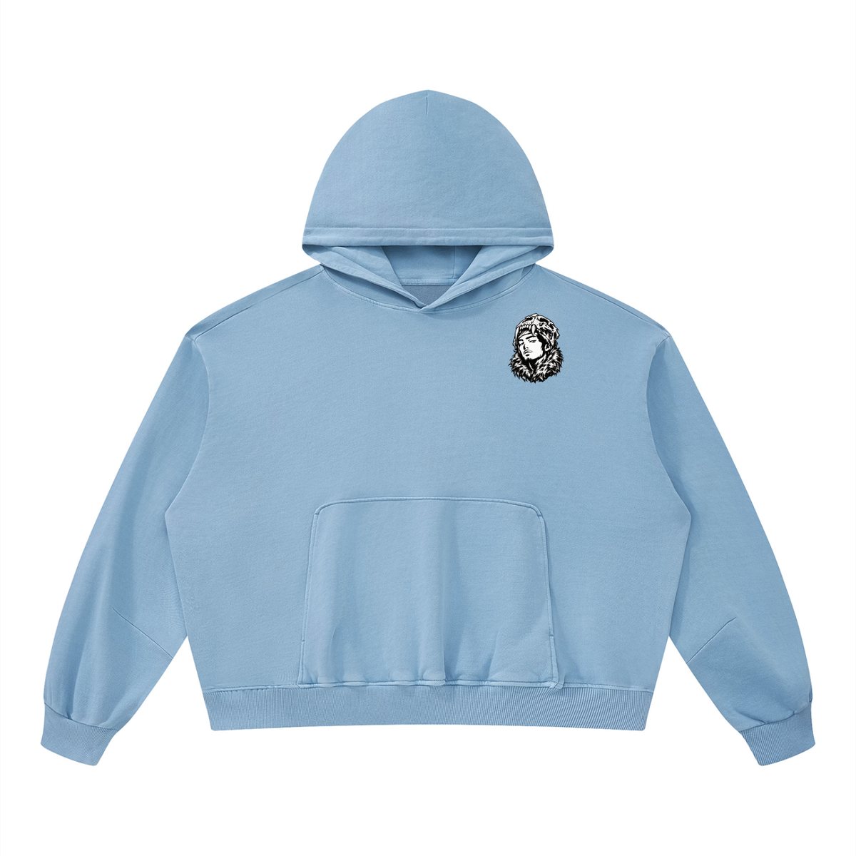 Overachievers Club' Boxy Vintage Washed Hoodie, Sweatpant & Sweatshirt Fit