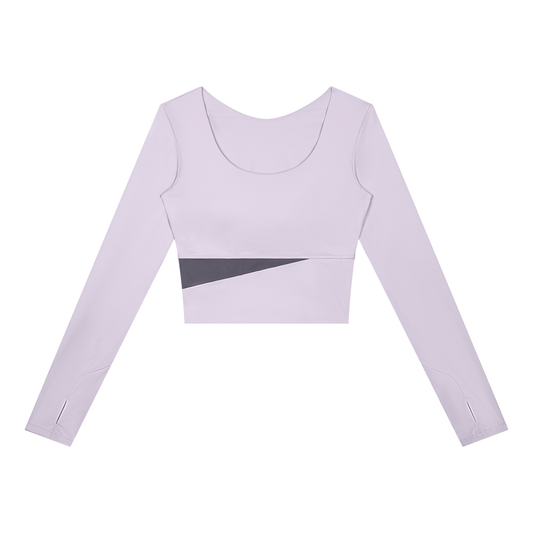 Women's Panelled Long Sleeve Yoga T-Shirt, Jacket & Leggings Fit