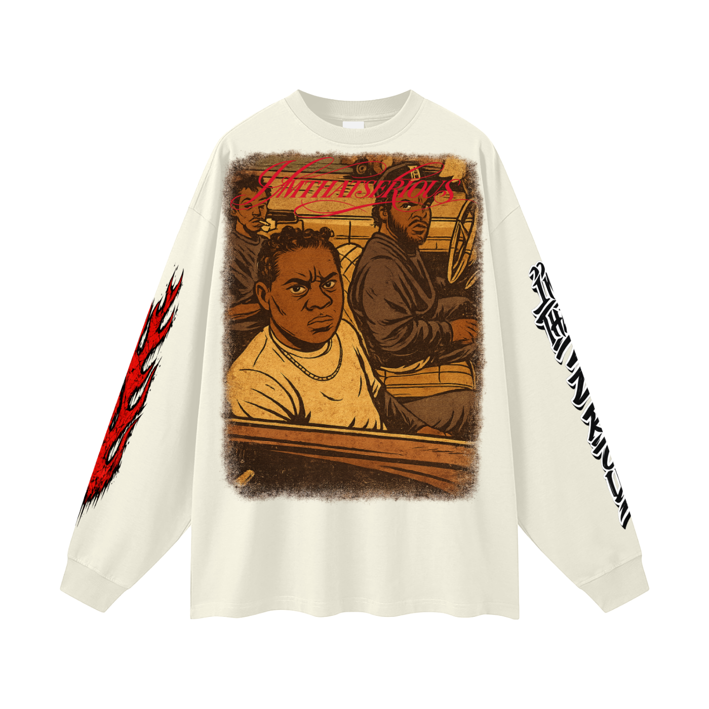 Oversized Unisex Long Sleeve T-Shirt