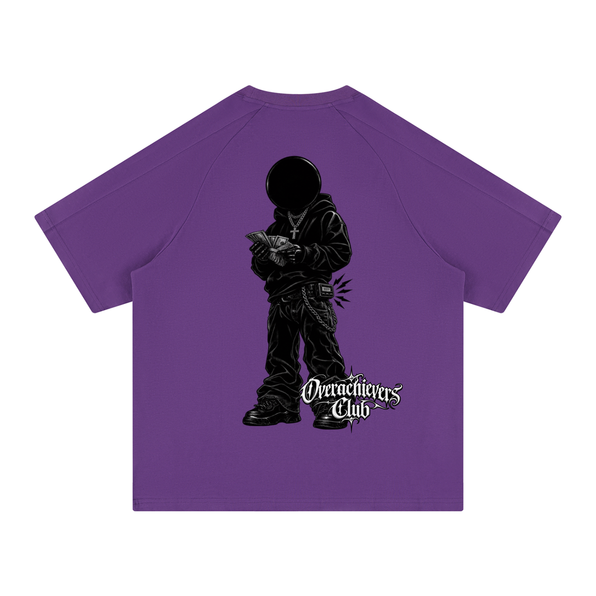 Camiseta raglán con paneles en contraste