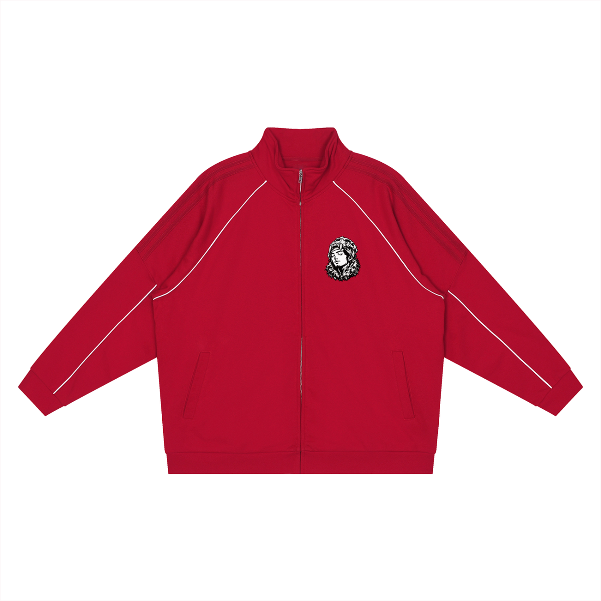 Overachievers Club' Reflection Striped Raglan Jacket & Sweatpants