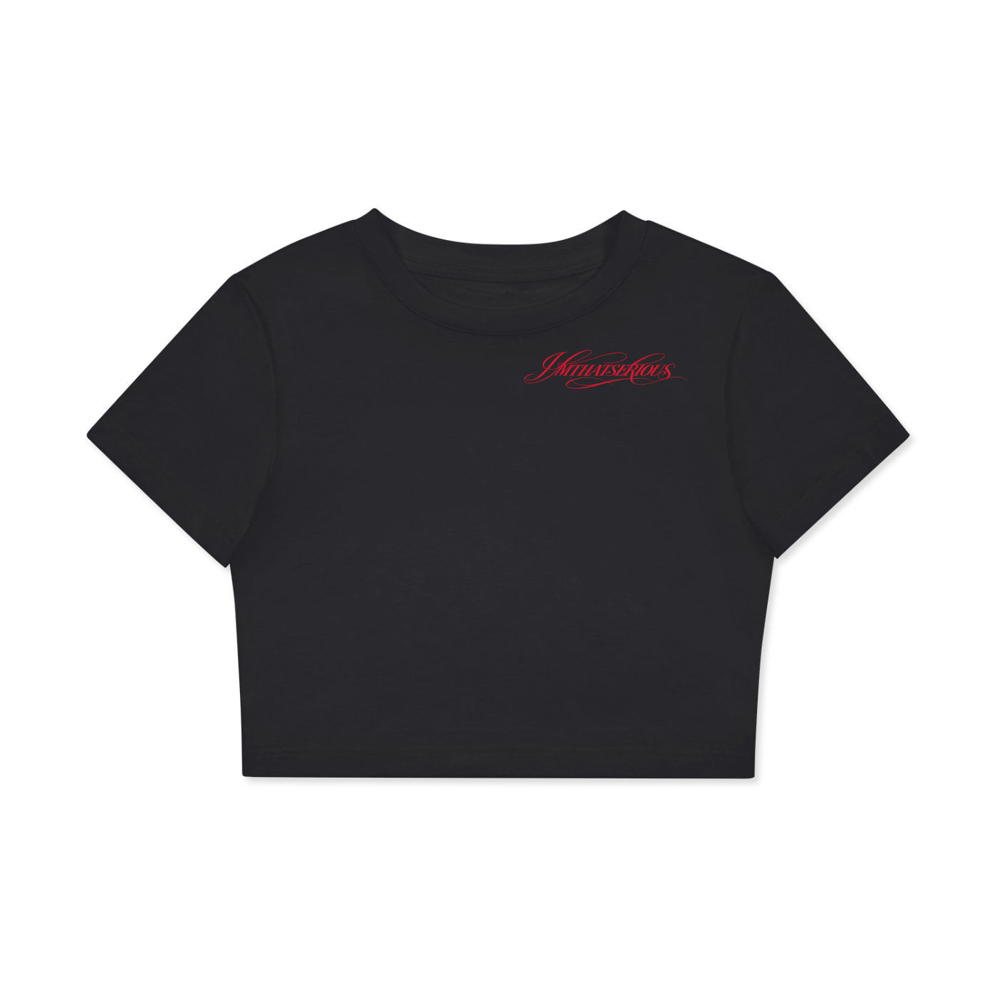 Fitted Crop Cotton T-Shirt