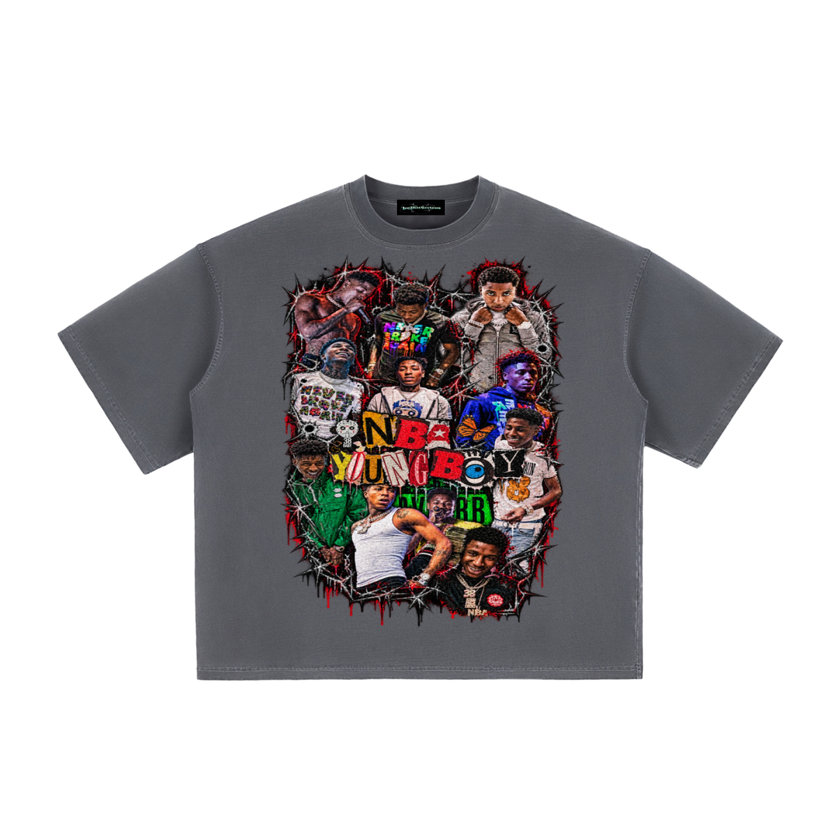 Youngboy' Vintage Washed Boxy T-Shirt