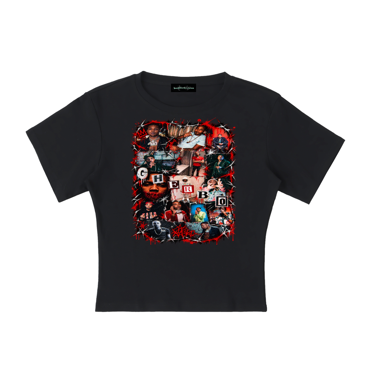 Herbo' Cocoon Shape Short Sleeve Top