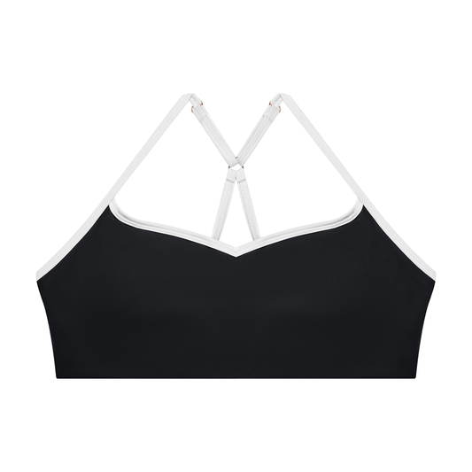 Women’s Color Block Yoga Sport Bra, Tee & Shorts Fit