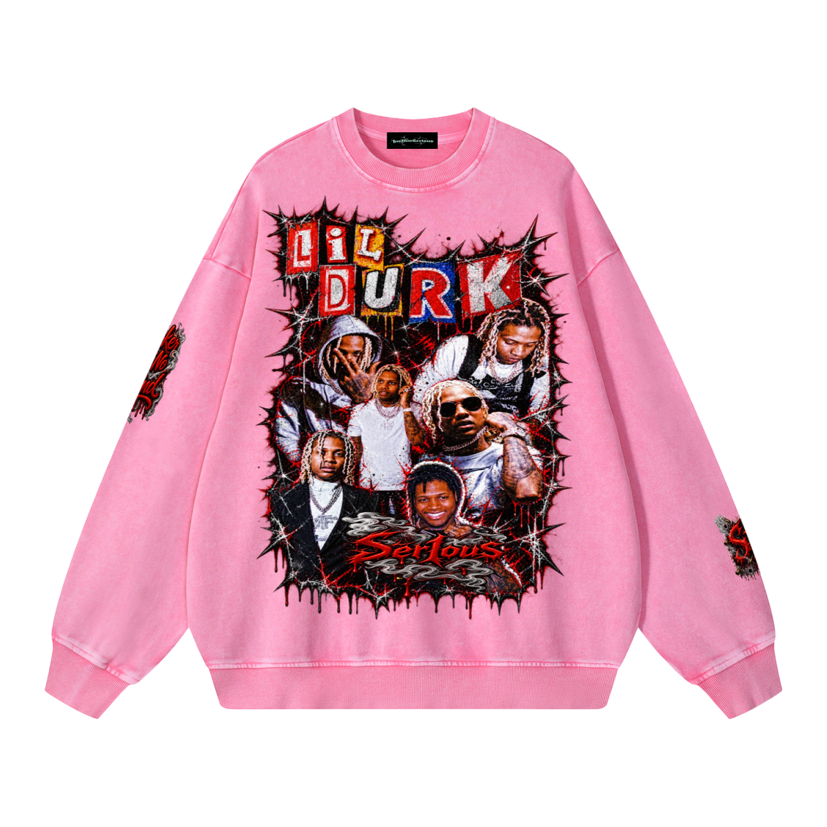 Durk' Snow Washed Oversized Sweatshirt