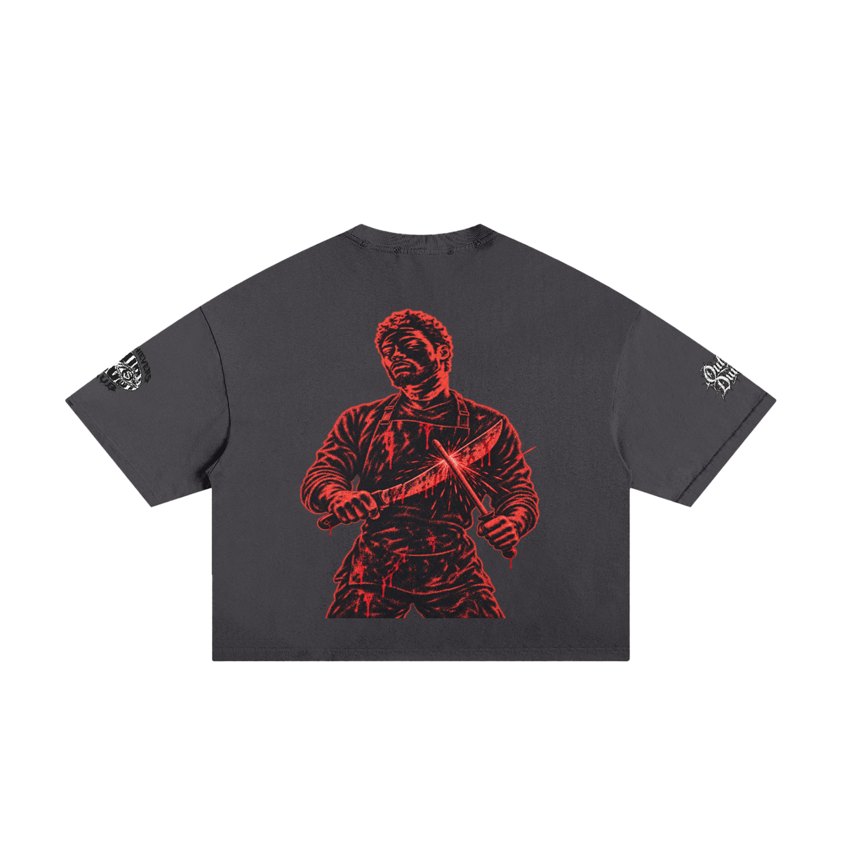 Overachievers Club' Frayed Boxy Tee