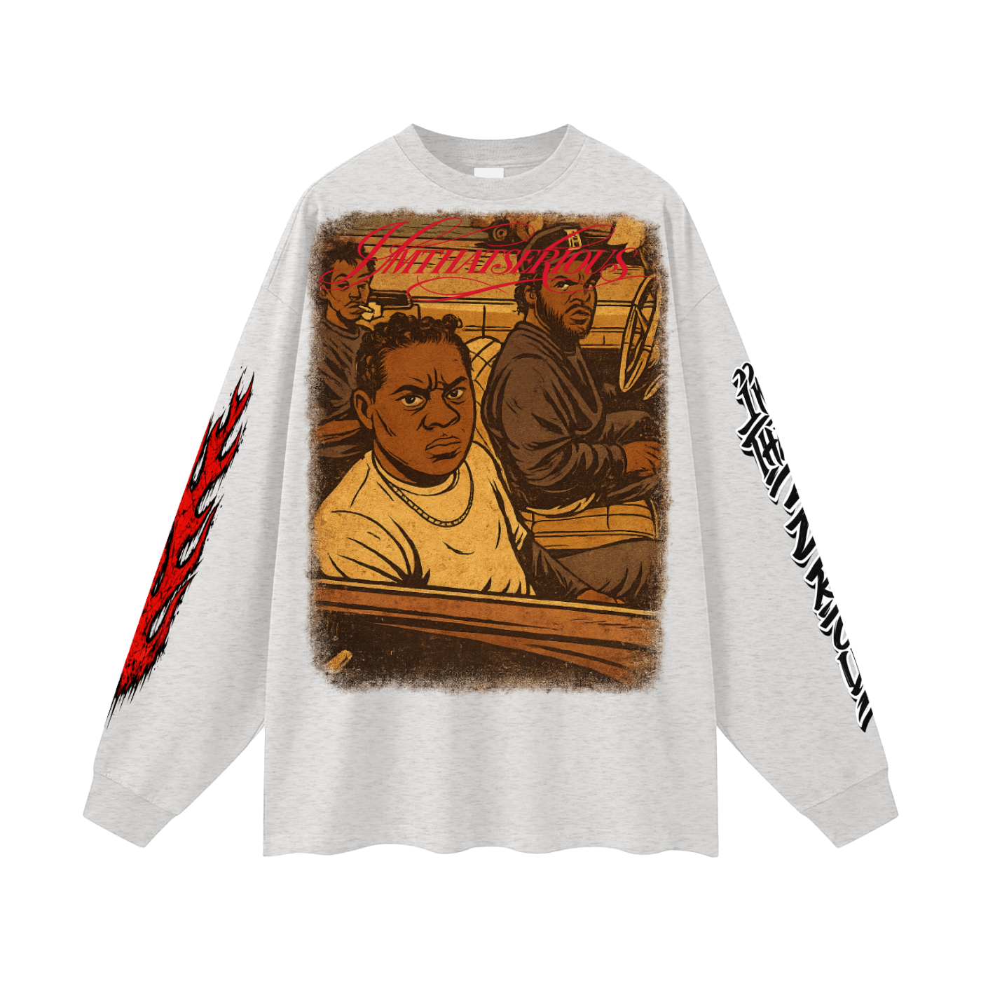 Oversized Unisex Long Sleeve T-Shirt