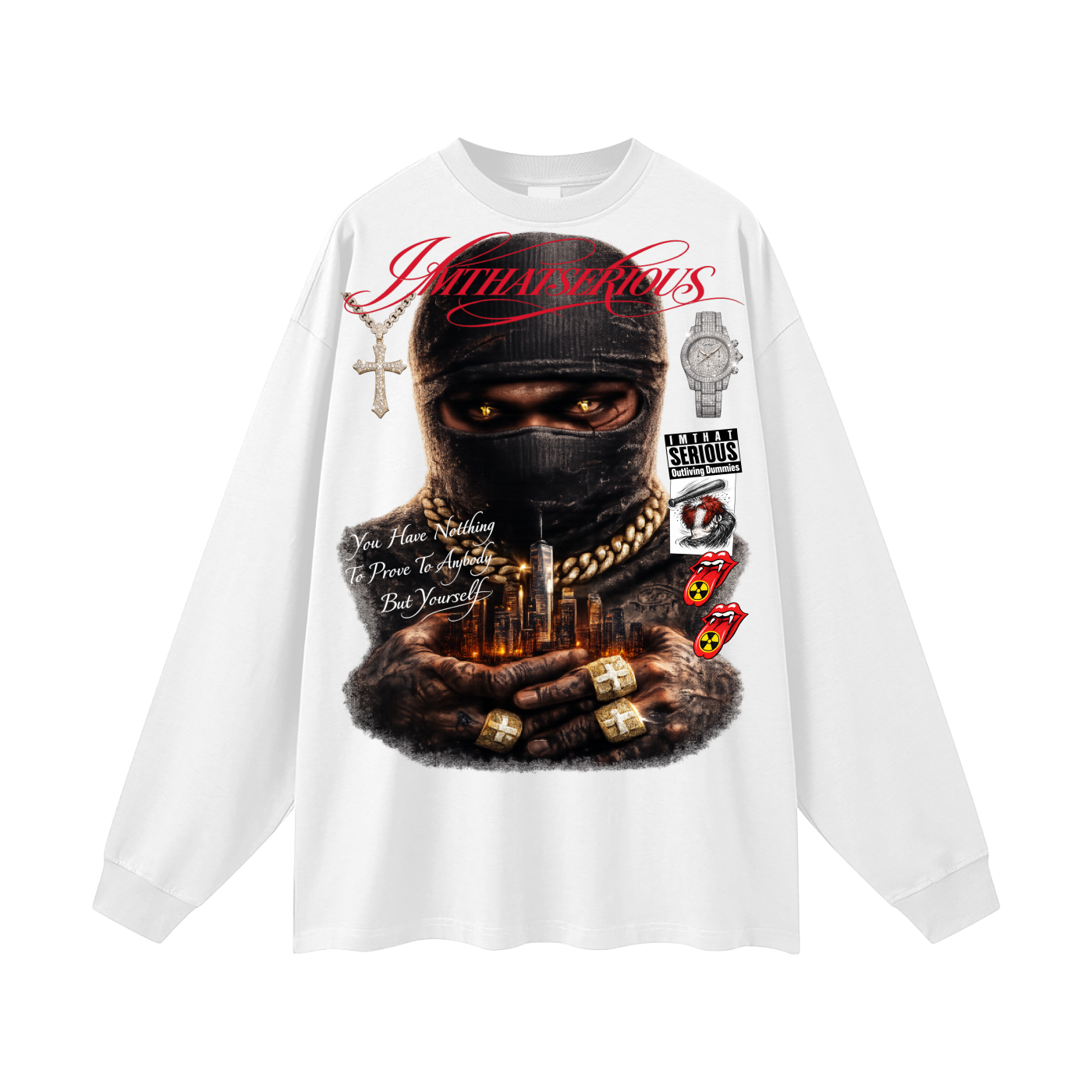 Oversized Unisex Long Sleeve T-Shirt