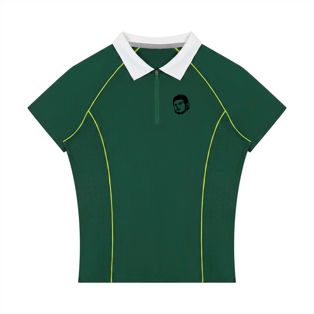 Overachievers Club' Women’s Slim Fit Quarter-Zip Polo Shirt