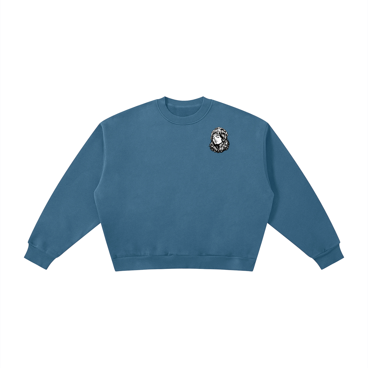 Overachievers Club' Oversized Fleece Boxy Hoodie, Sweatshirt, Sweatpant & Shorts Fit