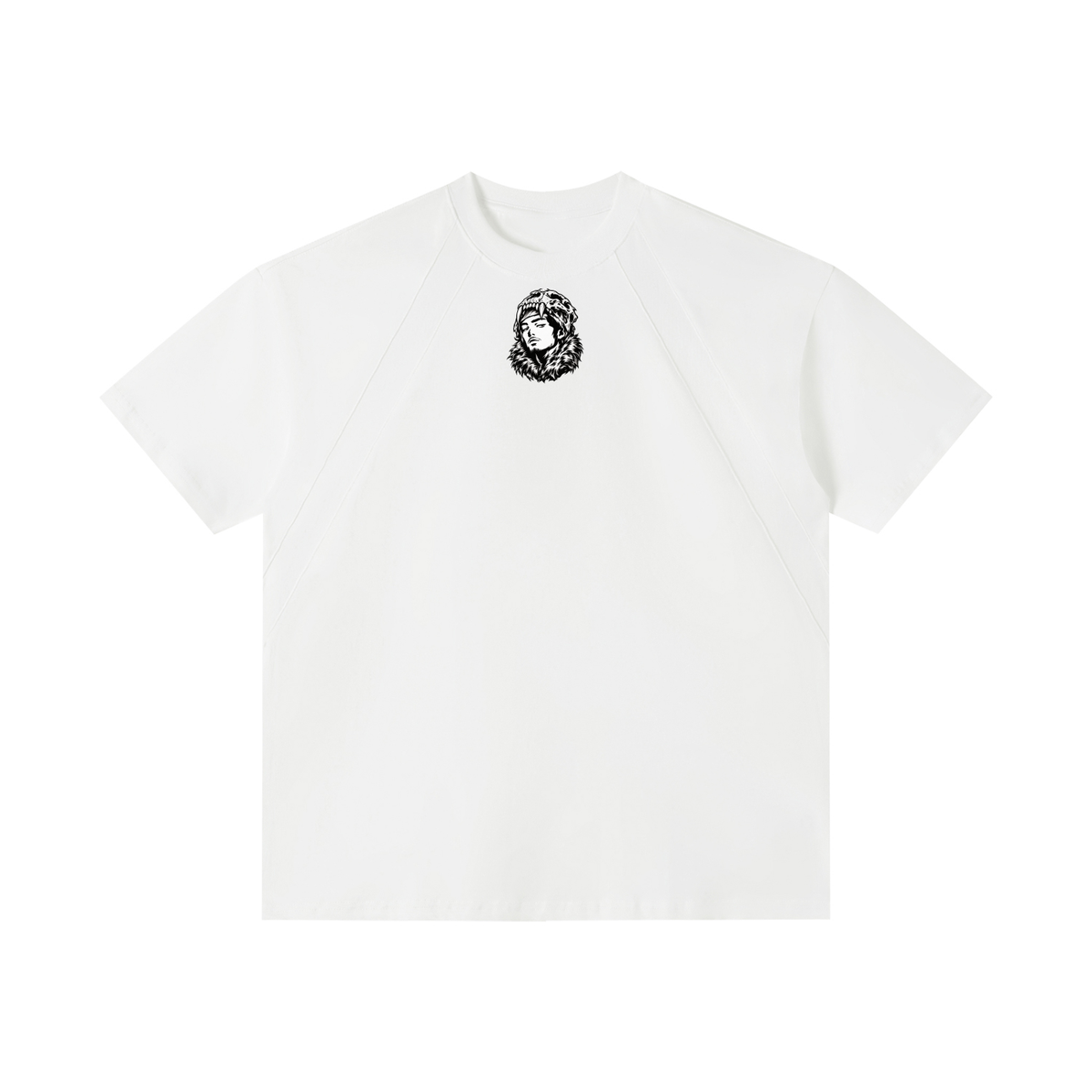 Camiseta con paneles tonales