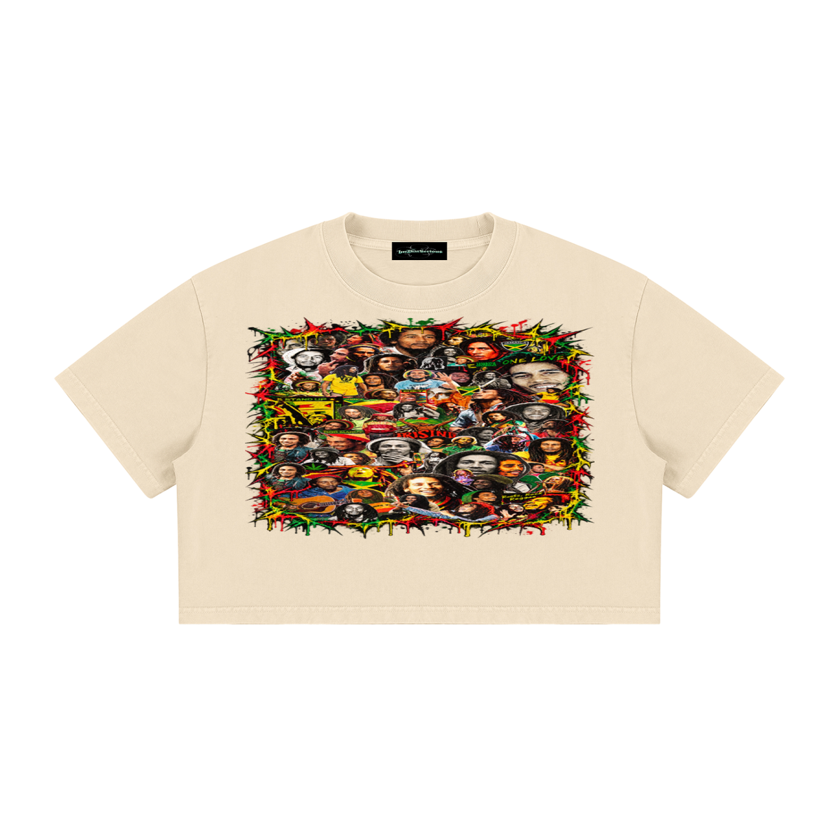 Marley' Women's Mineral Wash Crop T-Shirt