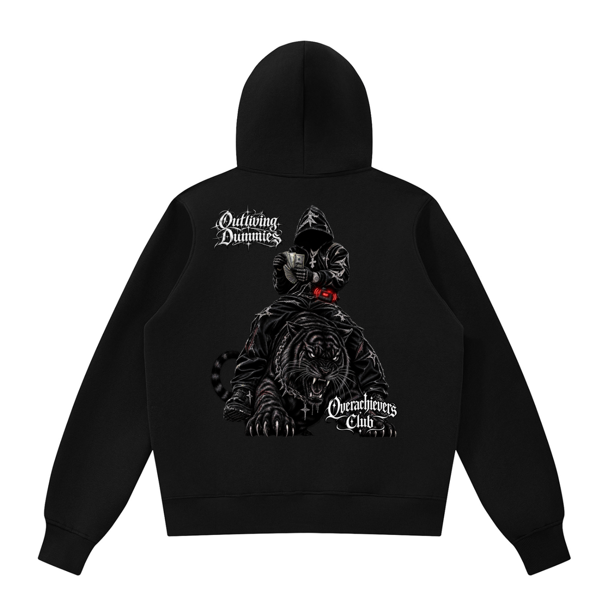 Overachievers Club' Oversized Boxy Fleece Hoodie, Sweatshirt, Sweatpant & Shorts Fit