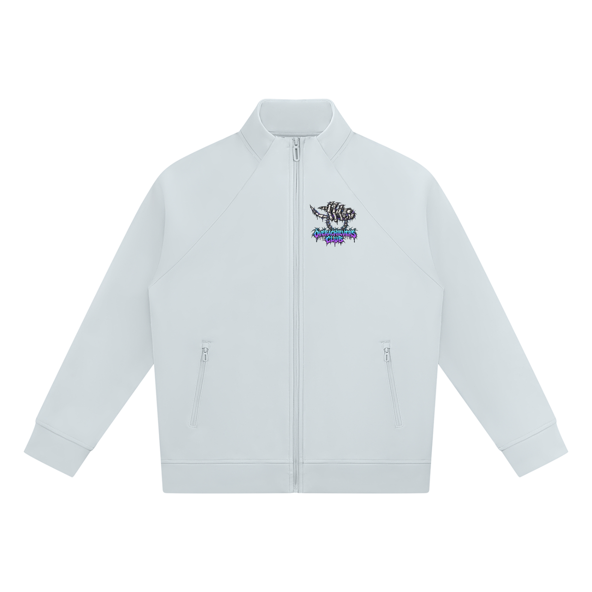Overachievers Club' Stand Collar Jacket