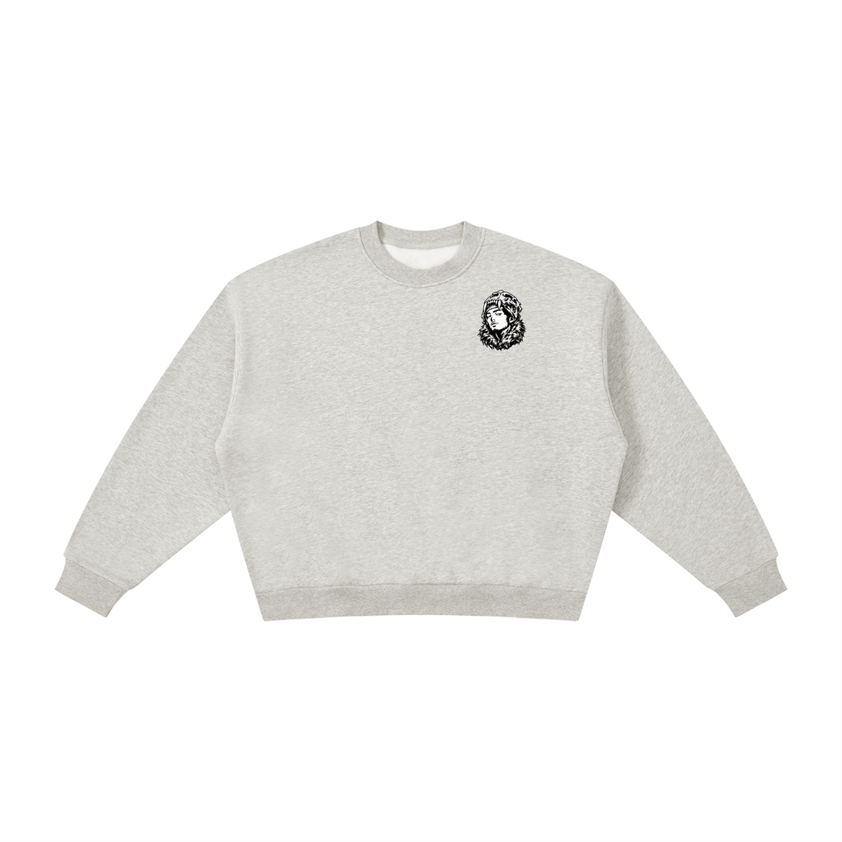 Overachievers Club' Oversized Fleece Boxy Hoodie, Sweatshirt, Sweatpant & Shorts Fit