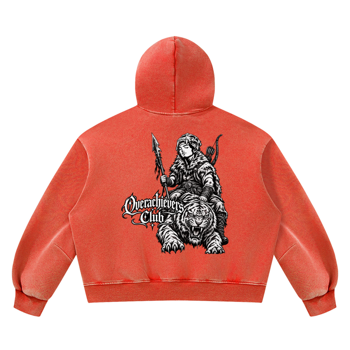 Overachievers Club' Vintage Wash Boxy Fleece Hoodie & Sweatpant