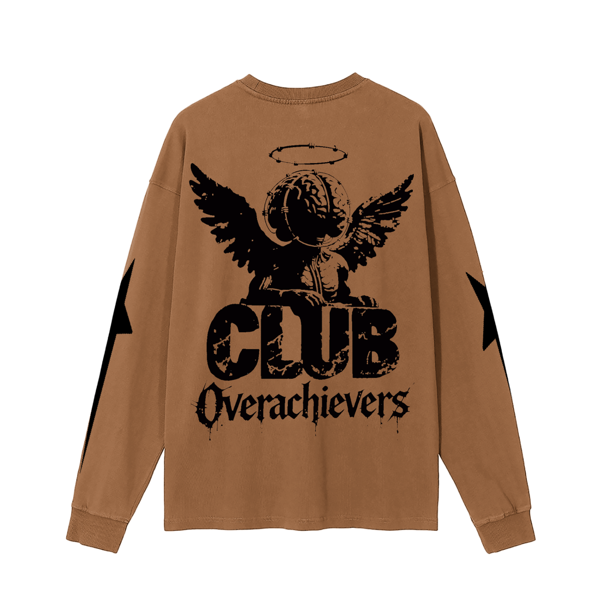Overachievers Club' Vintage Washed Long Sleeve Tee