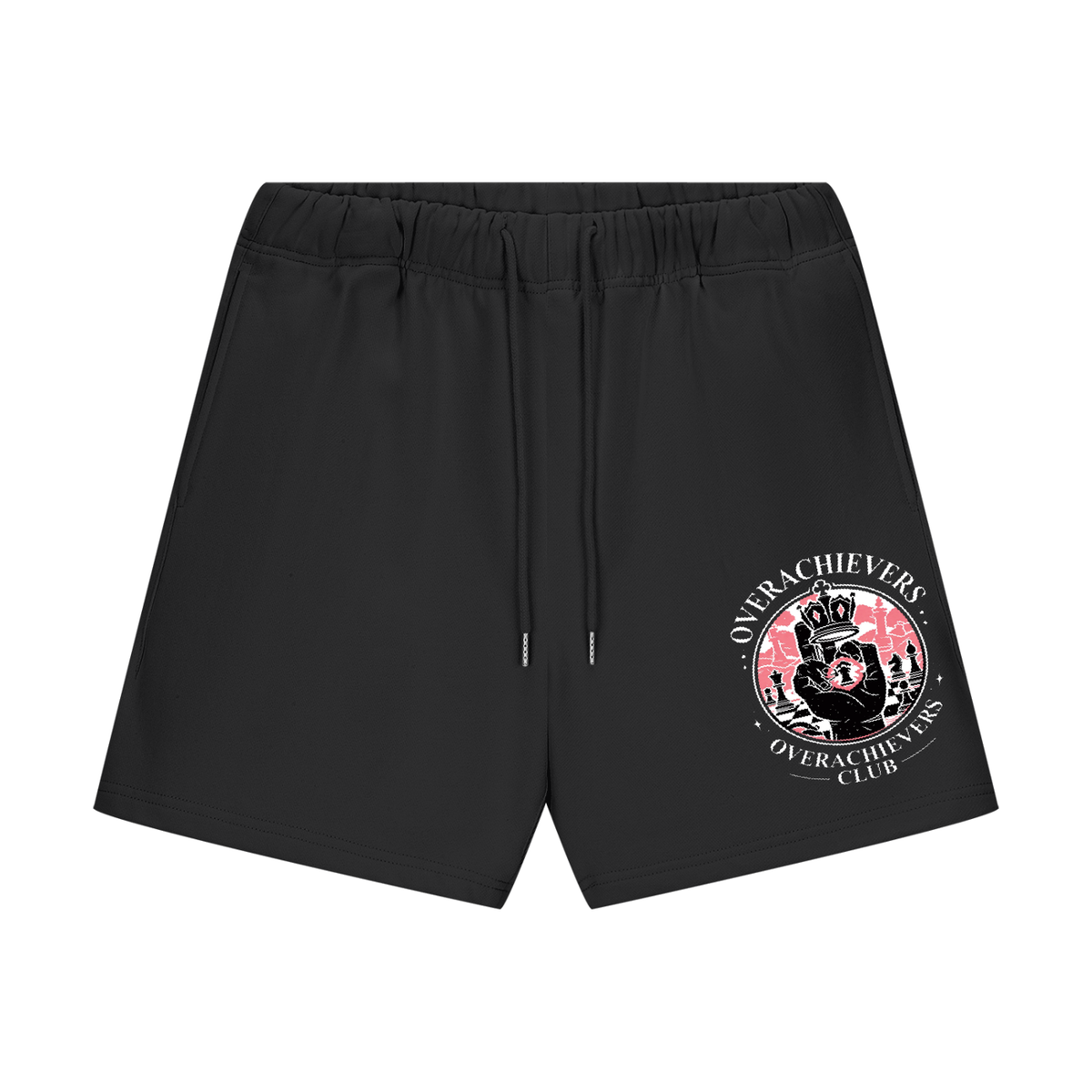 Overachievers Club' Fleece Shorts, Sweatshirt & Hoodie Fit