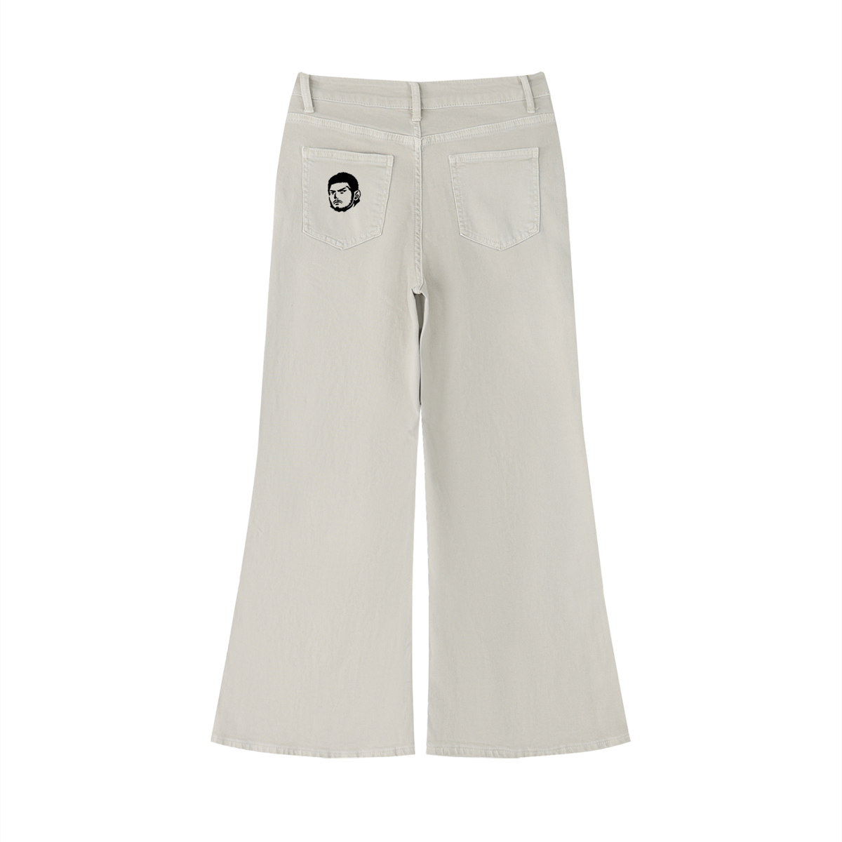 Women's Vintage Wash Flared Jeans