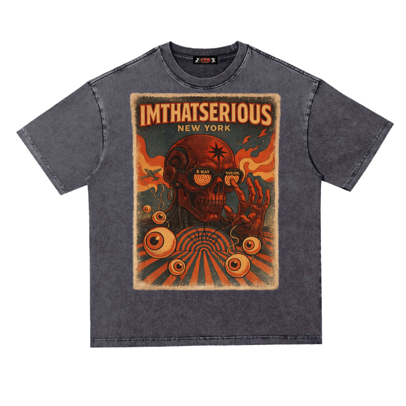Snow Washed Heavyweight Oversize T-Shirt