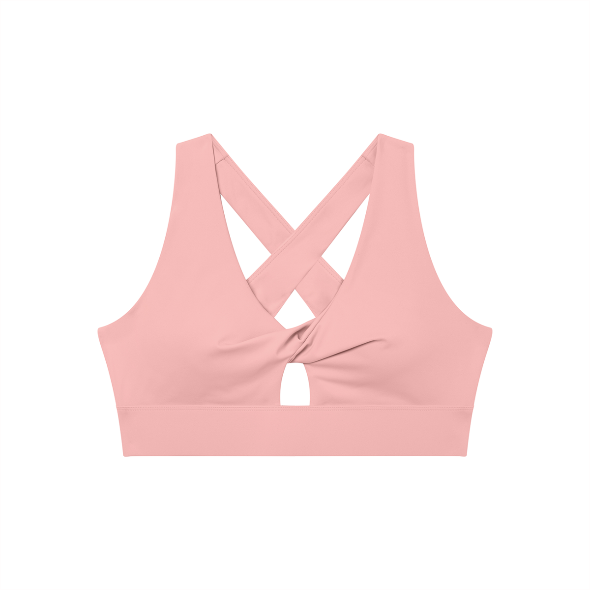 Women's Twist Front V-Neck Sports Bra