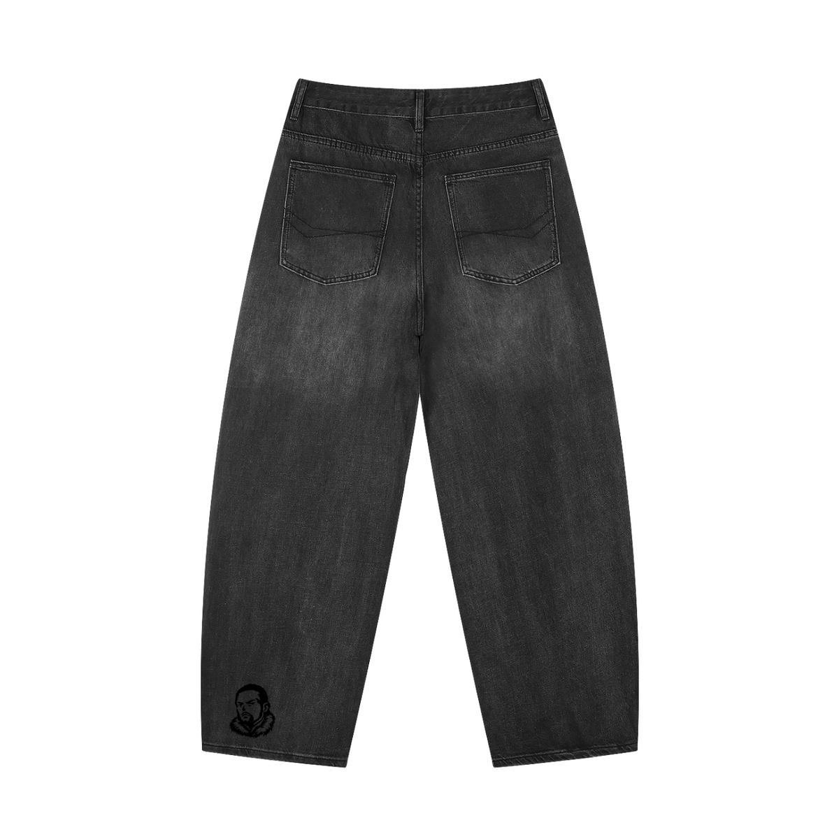Men's Sunfade Vintage Wash Barrel Leg Jeans